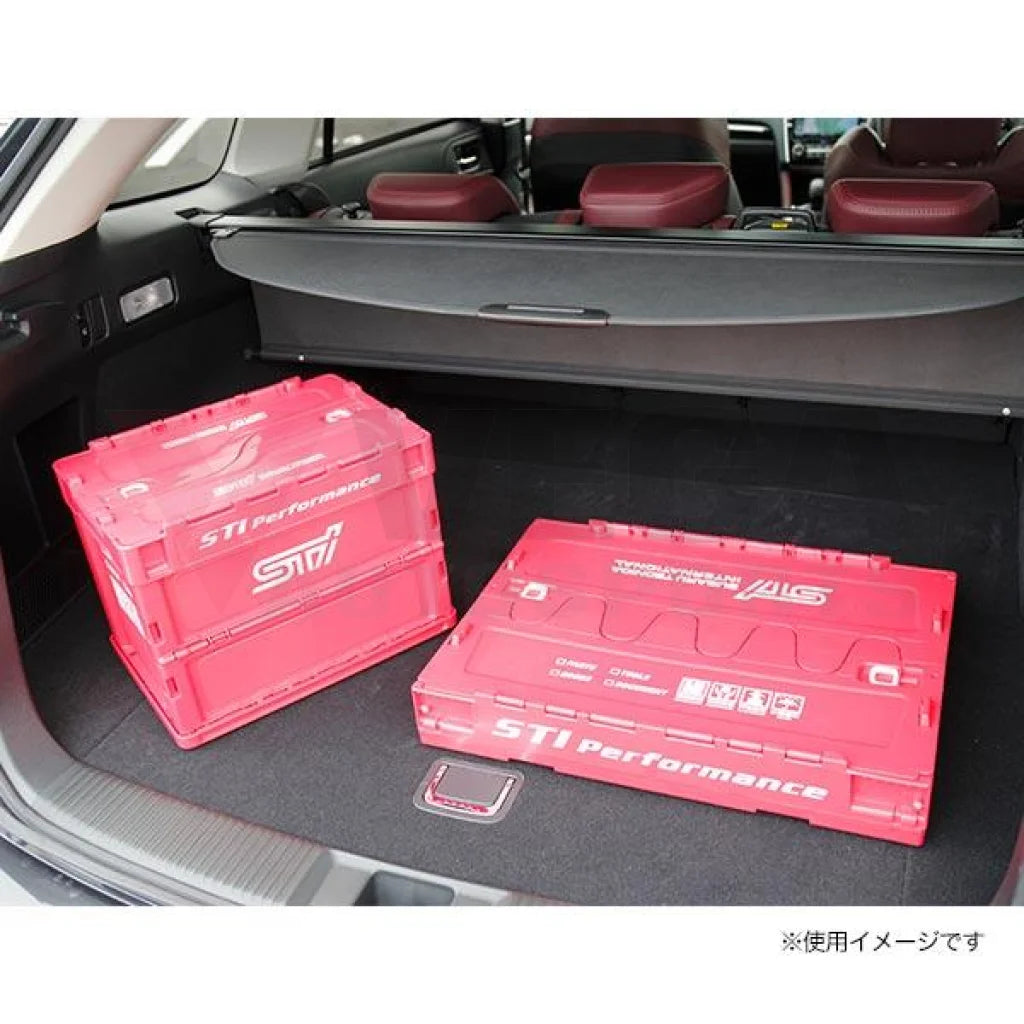 Genuine Subaru Folding Container 20L CHERRY RED ver. - Vega Autosports