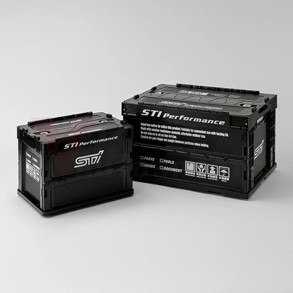 Genuine Subaru Folding Container 50L - Black - Vega Autosports