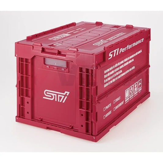 Genuine Subaru Folding Container 50L CHERRY RED ver. - Vega Autosports