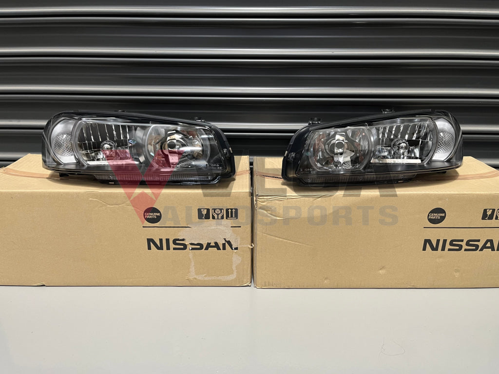 Genuine Xenon Headlight Housing Set to suit Nissan R34 GTR (Late Model –  Vega Autosports