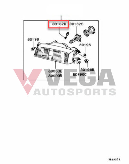 Headlight Halogen Globe 12V-5W To Suit Mitsubishi Lancer Evolution 5 / 6 7 8 9 Ms820090 Electrical