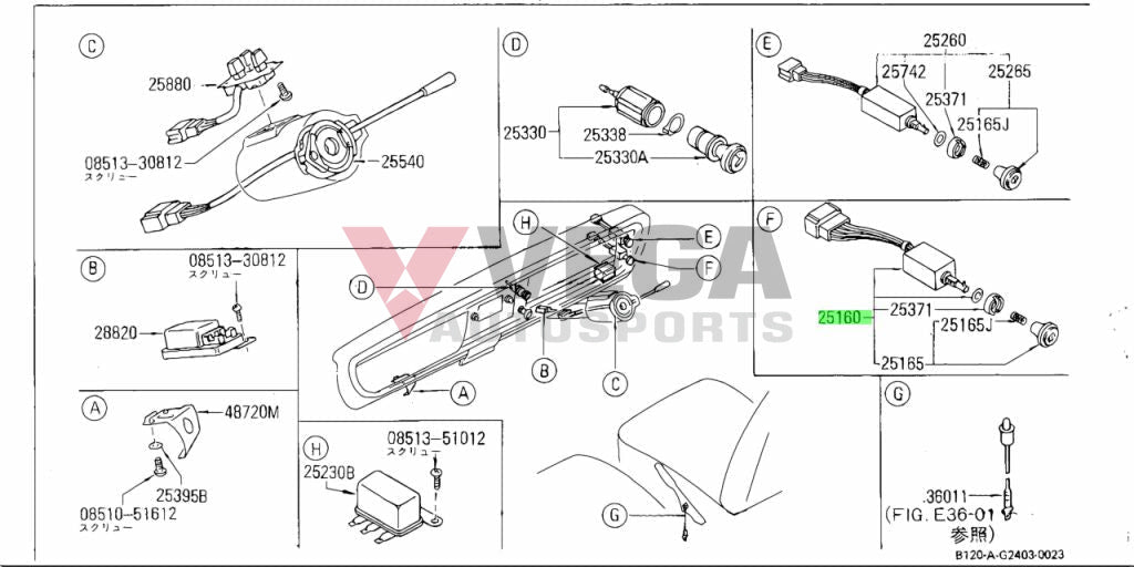 Headlight Switch To Suit Datsun 1200 Sunny Truck 25160 - H1100 Electrical