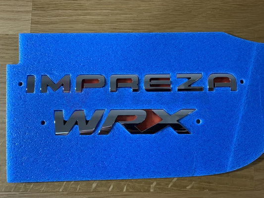 'Impreza WRX' Rear Emblem Set to suit Subaru Impreza WRX 2008-2014 GH - Vega Autosports
