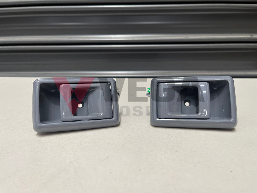 Inner Door Handle Set (RHS / LHS) Grey to suit Landcruiser 78, 79