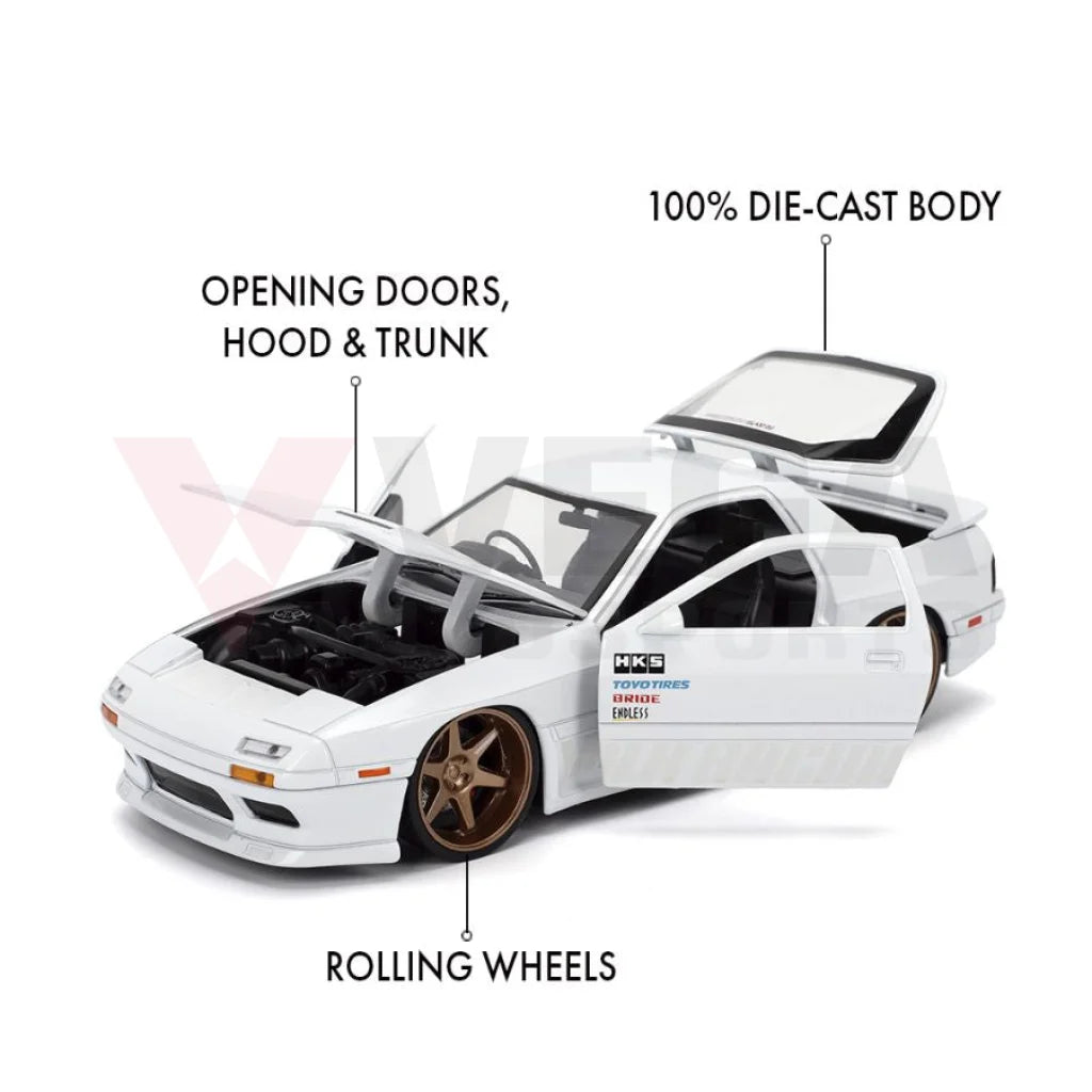 JDM Tuners - 1985 Mazda RX-7 (FC) 1:24 Scale Diecast Vehicle Merchanandise