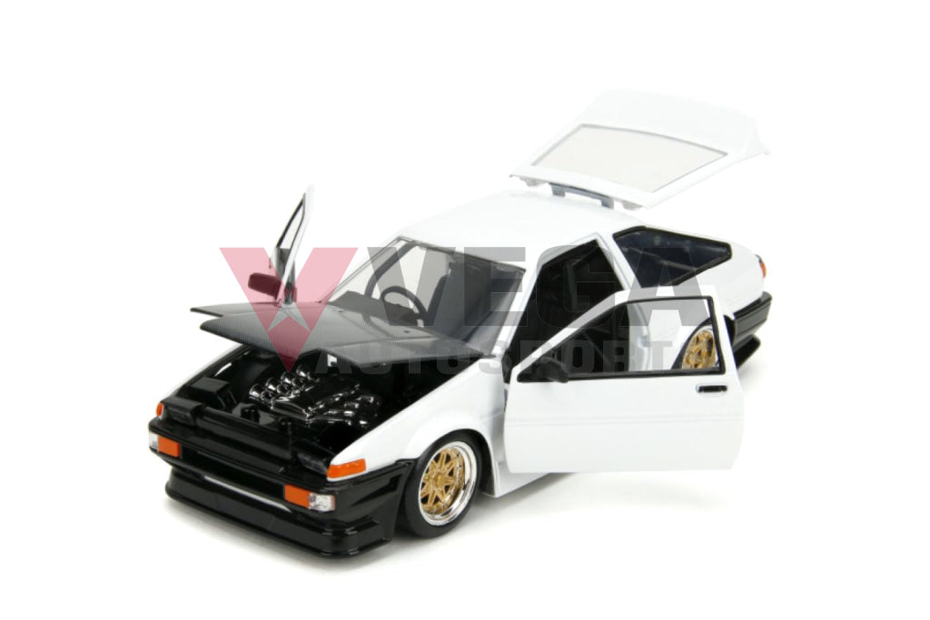 JDM Tuners - 1986 Toyota Trueno AE86 1:24 Scale Diecast Vehicle Merchanandise