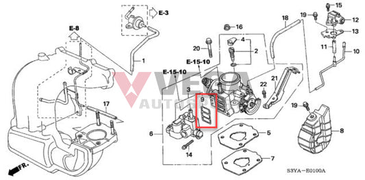 K20 Idle Air Control Valve Gasket to suit Honda Integra DC5, Civic EP3 16456-P8A-A01 - Vega Autosports