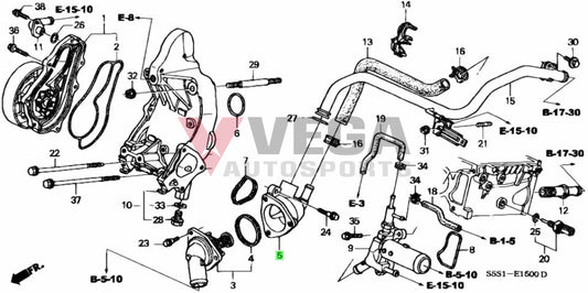 K20A Thermostat Case To Suit Honda Integra Dc5 02-06 Civic Ep3 01-05 19320-Pna-003 Cooling