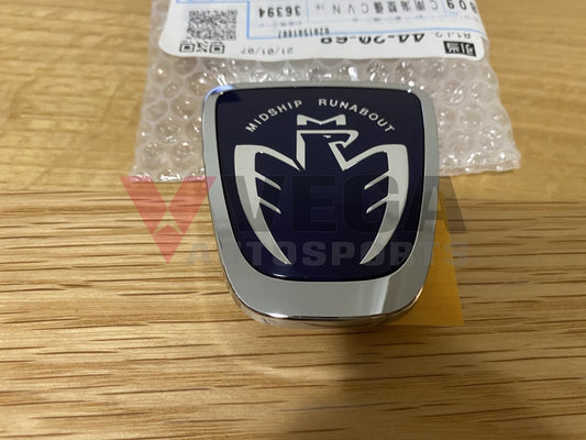"Midship Runabout" Blue Front Emblem to suit Toyota MR2 Spyder 2000-2005 - Vega Autosports