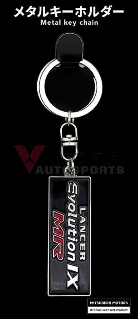 MITSUBISHI Lancer Evolution IX Emblem Metal Keychain Genuine Mitsubishi Merchandise