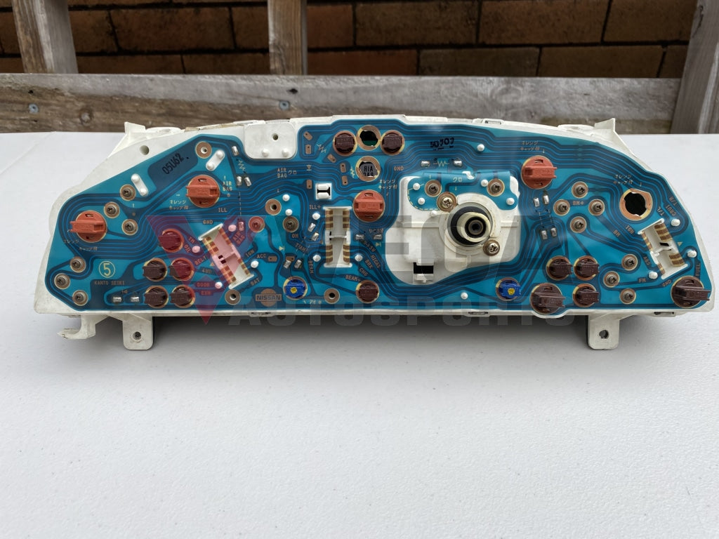 Nismo 320Km/h White Face Cluster And Din Gauge To Suit Nissan Skyline R32 Gtr - Late Model