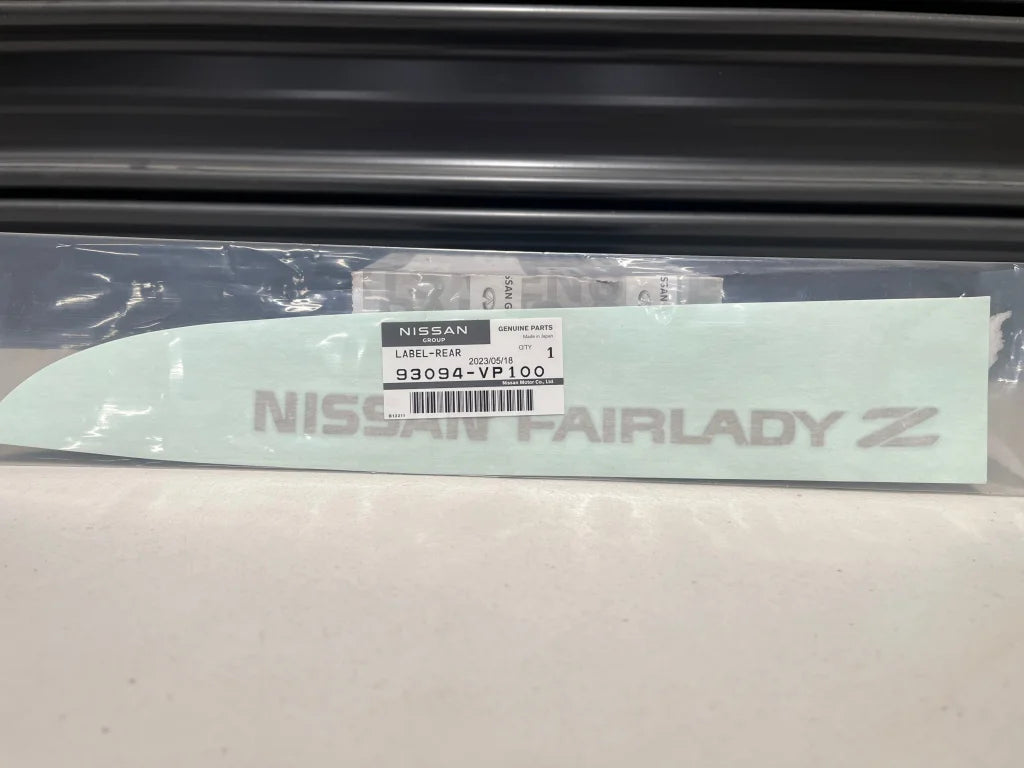 Nissan JDM Rear "Nissan Fairlady Z" Decal (Silver Tint) to suit Nissan 300ZX 90-96 Non-Turbo / 94-96 Twin Turbo Z32 93094-VP100 - Vega Autosports