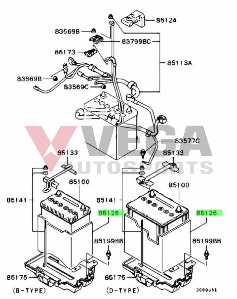 Oem Battery Cover To Suit Mitsubishi Lancer Evolution 7 / 8 9 Ct9A Mr952211 Electrical