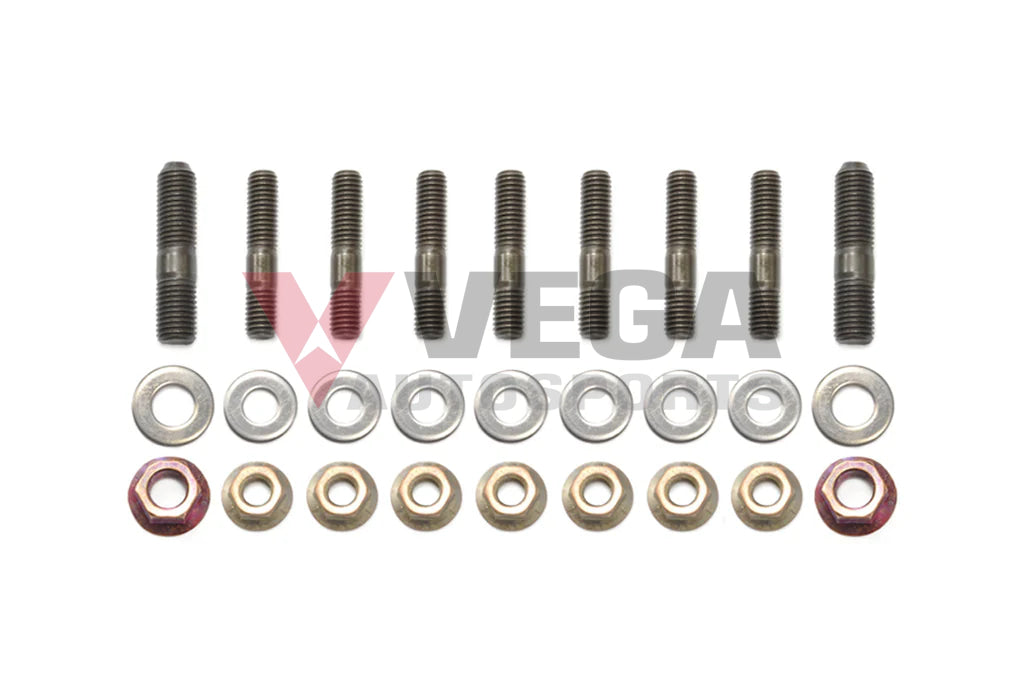 Oem Exhaust Manifold Studs & Nuts To Suit Mitsubishi Lancer Evolution 1 - 9 / Bolts Screws