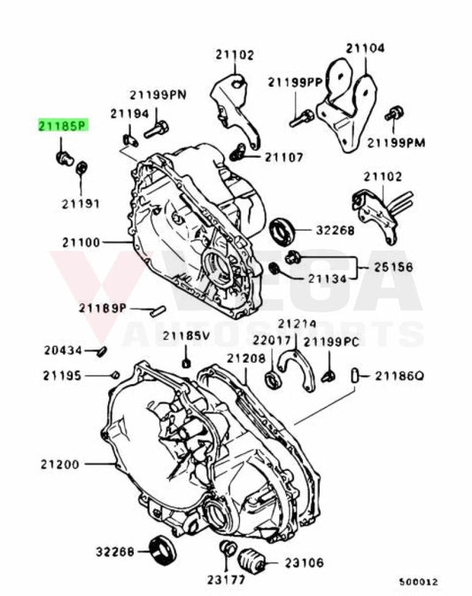 Oem Transmission Bolt To Suit Mitsubishi Lancer Evolution 4 - 10 5Mt 1996-2015 Md701850 Gearbox And
