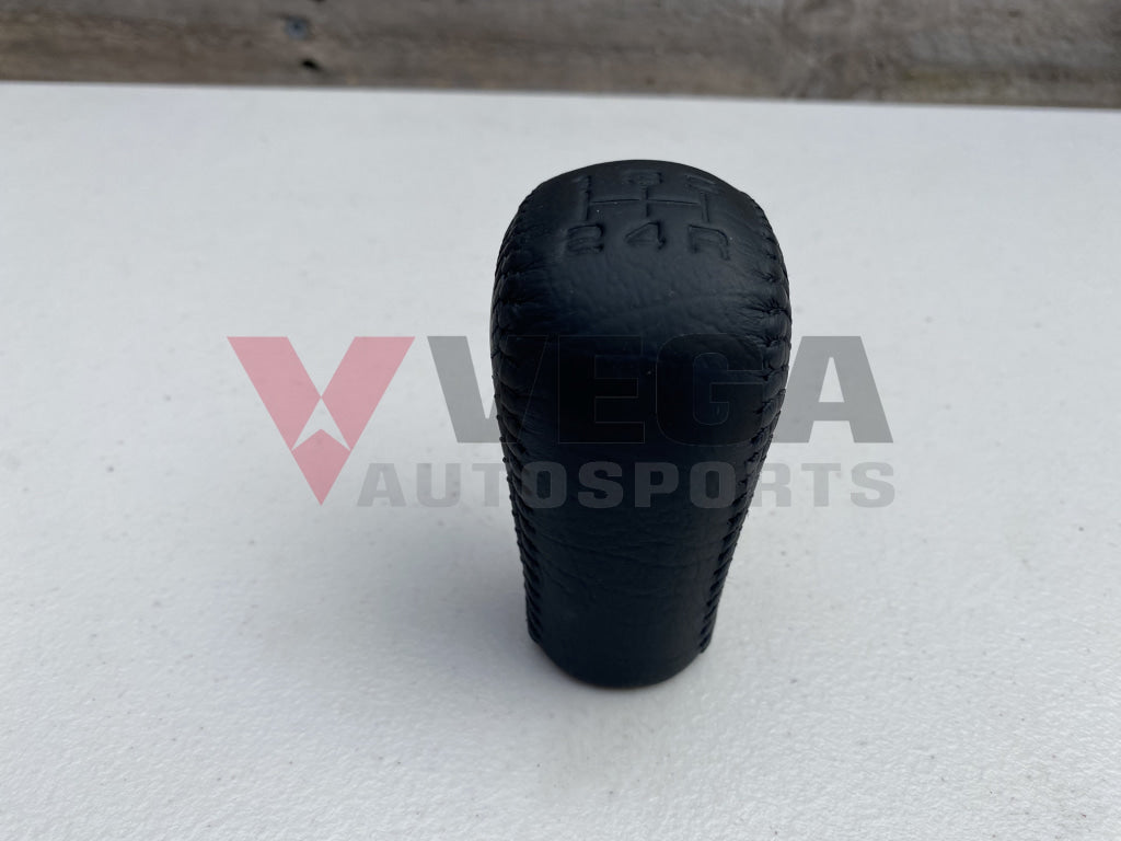 OEM Weighted Leather Shift Knob to suit Mitsubishi Lancer Evolution 4 / 5 (5-Speed M10x1.25) - Vega Autosports