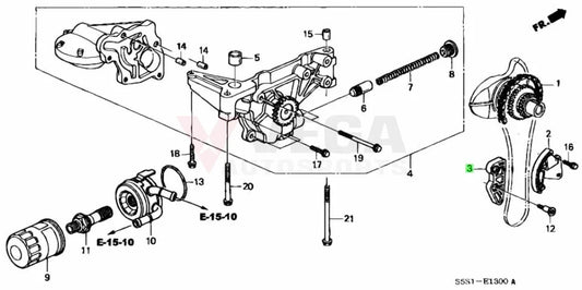 Oil Pump Chain Guide To Suit Honda K20A Engine 13460-Pnc-004