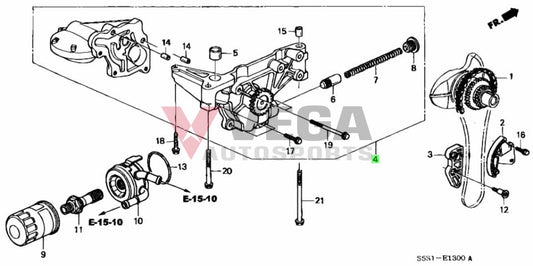 Oil Pump To Suit Honda K20A 15100-Prb-A01 Engine