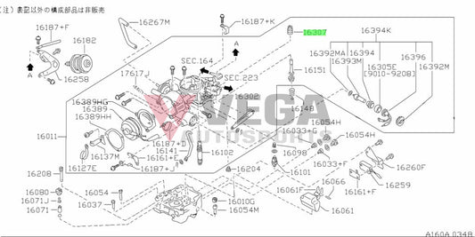 Plunger Boot to suit Datsun Sunny Truck B110 / B120 16307-77A00 Fuel