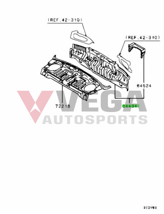 Rear Beaver Panel to suit Mitsubishi Lancer Evolution 1 / 2 / 3 MB835992 Body Panels