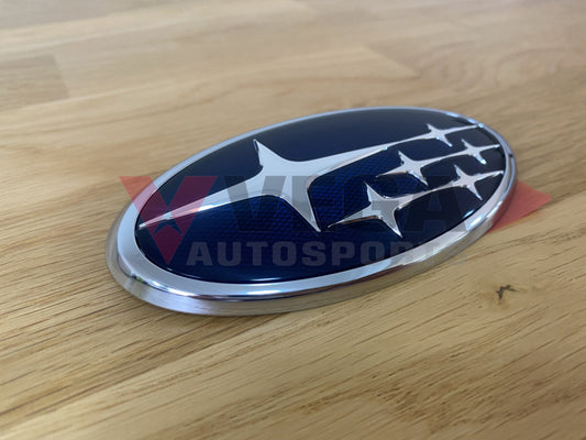 Rear Boot (Blue) Badge Emblem To Suit Subaru Impreza Gd 05-07 Wrx Sti Emblems Badges And Decals