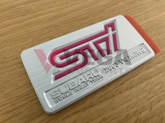 Rear Boot Lid Badge Emblem to suit Subaru Impreza 2003 V-Limited GDB - Vega Autosports