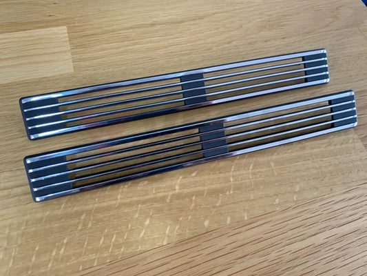 Rear Deck Hatch Chrome Grille Vent Set to suit Nissan Datsun 240Z 1970-1973 - Vega Autosports