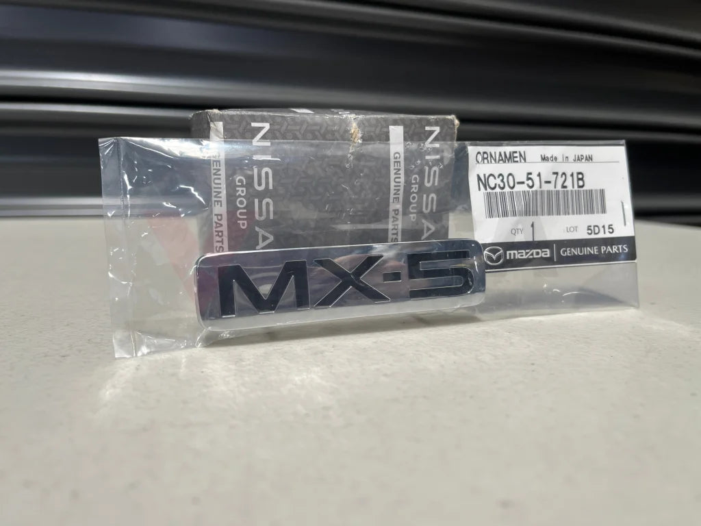 Rear Emblem ’MX-5’ to suit Mazda 5 NB 2001-2005 NC30-51-721B Emblems Badges and Decals
