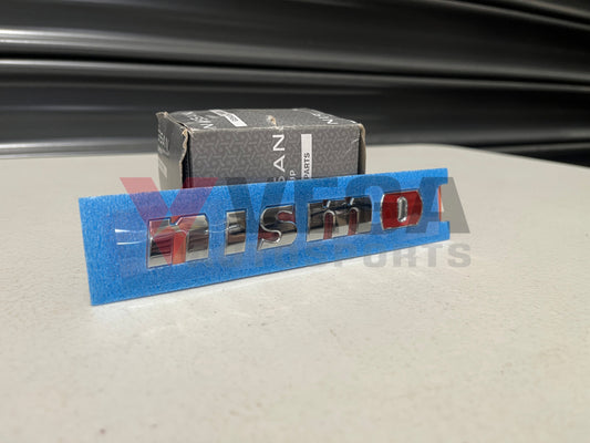 Rear Emblem ’Nismo’ to suit Nissan R35 GTR & Juke H4895-3YW0A Emblems Badges and Decals