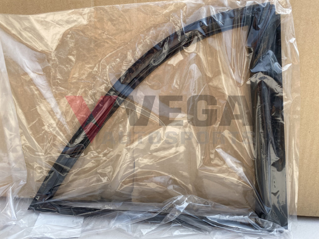 Genuine Mitsubishi Rear Quarter Glass Weatherstrip LHS to suit Mitsubishi Lancer Evo 4 / 5 / 6 / 6.5 TME, CP9A, CN9A - Vega Autosports