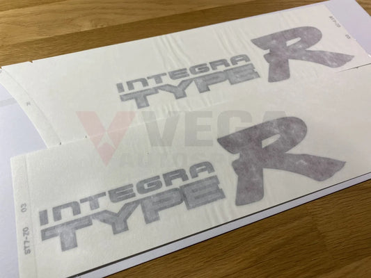 Rear Quarter Integra Type R Rhs / Lhs Decal Set To Suit Honda Dc2