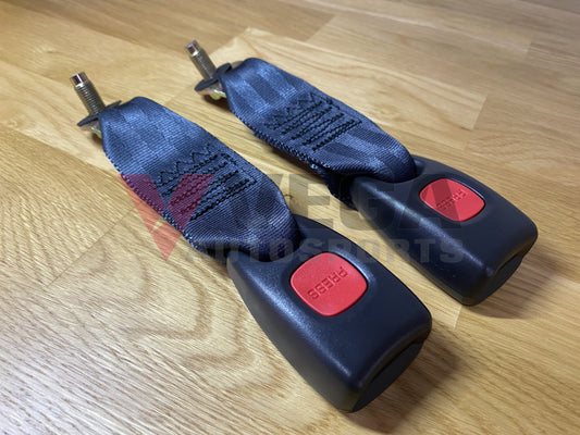 Rear Seat Belt Buckle Set To Suit Nissan Skyline R33 Gtr / Gts-T Gts Interior