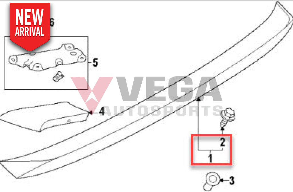 Rear Spoiler (Centre Piece) to suit Nissan Z RZ34 Nismo 2024+ Exterior