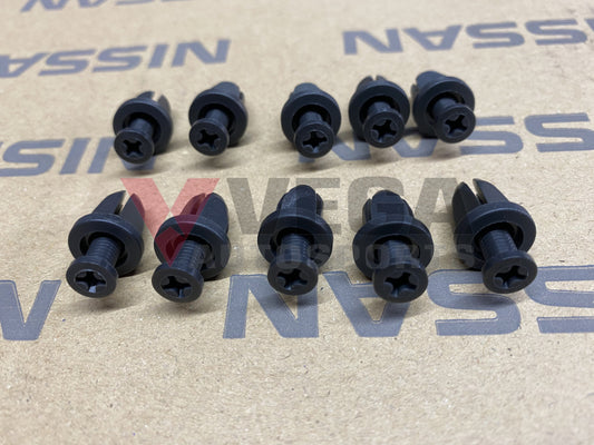 Scuff Plate Clip Set (10 piece) to suit Nissan Skyline R32 GTR / GTST, Silvia S13, 180sx and Fairlady Z32 - Vega Autosports