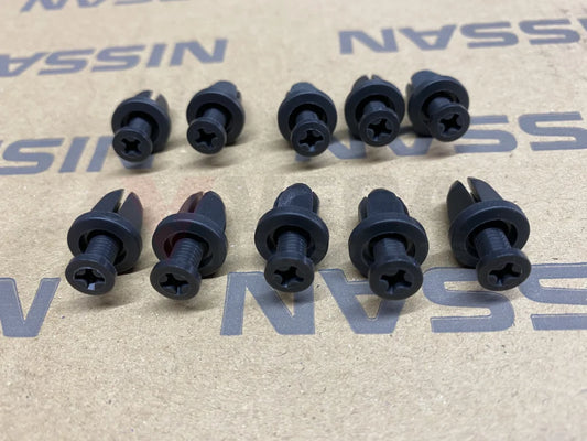 Scuff Plate Clip Set (10 piece) to suit Nissan Skyline R32 GTR / GTST, Silvia S13, 180sx and Fairlady Z32 - Vega Autosports