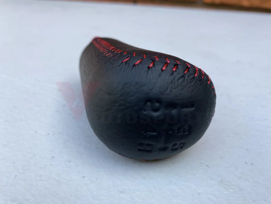 Shift Knob (Red Stitching) to suit Mitsubishi Lancer Evolution 5 / 6 / 6.5 TME CP9A - Vega Autosports