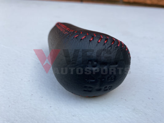 Shift Knob (Red Stitching) to suit Mitsubishi Lancer Evolution 5 / 6 / 6.5 TME CP9A - Vega Autosports