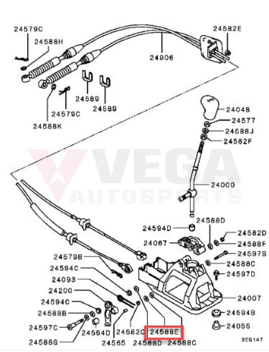 Shifter Link Lock Washer to suit Mitsubishi Lancer Evolution 4 - 9 (5-Speed) MF450404 Gearbox and Transmission