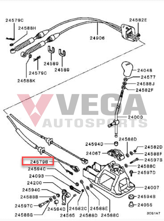 Shifter Linkage Pin to suit Mitsubishi Lancer Evolution 4 - 9 (5-Speed) MF472304 Gearbox and Transmission