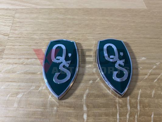 Side Emblem Set Green Qs To Suit Nissan Silvia S14 95-98 Emblems Badges And Decals