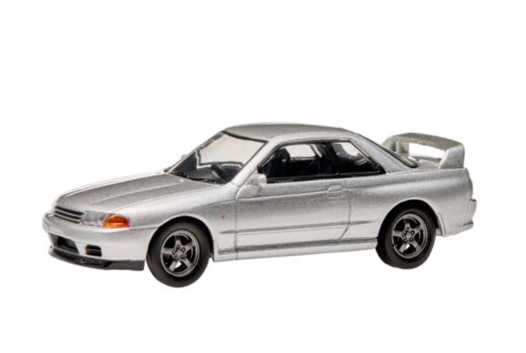 Skyline GT-R (BNR32) Spark Silver 1/64 Scale Diecast Model KWAM003026 - Genuine Nissan Merchandise