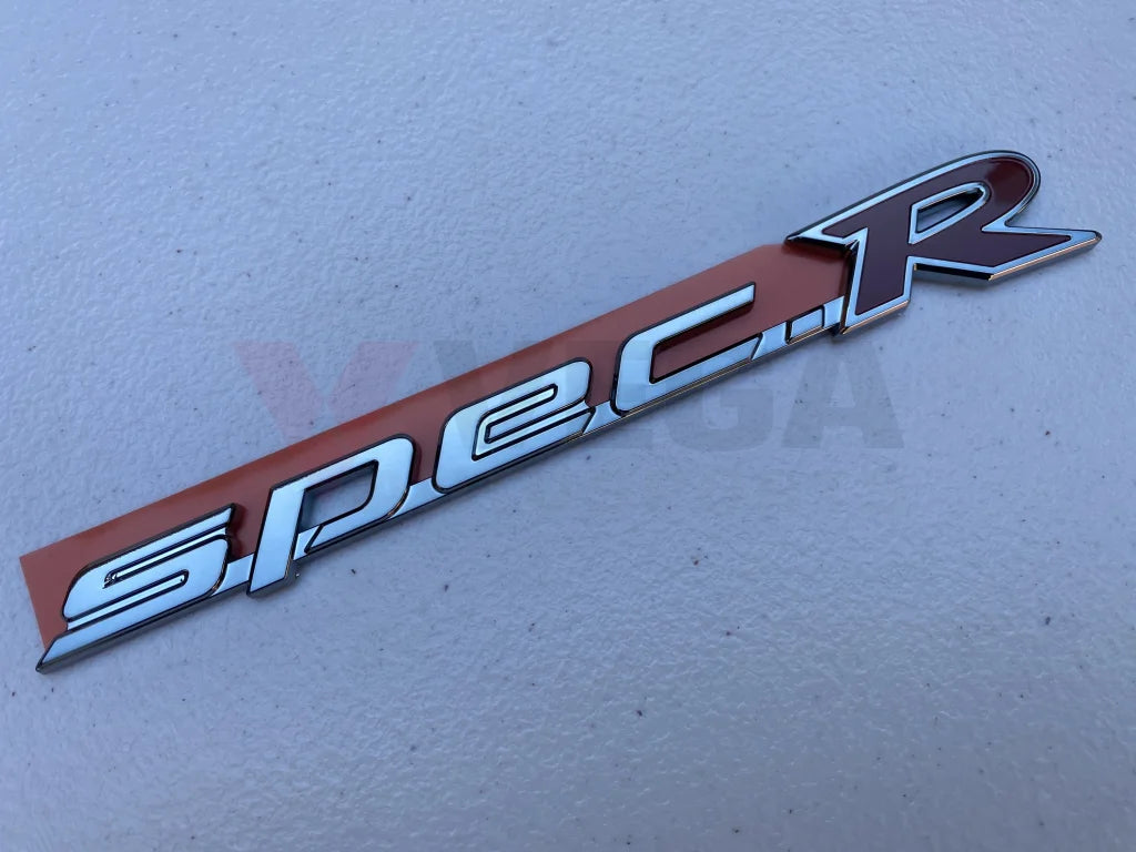 "Spec R" Shadow Chrome Side Badge to suit Nissan Silvia S15 - Vega Autosports
