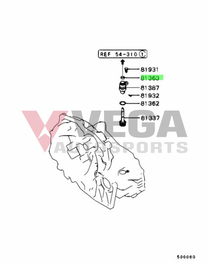 Speed Sensor Oil Seal to suit Mitsubishi Lancer Evolution 1 / 2 / 3 MD741303 Gearbox and Transmission