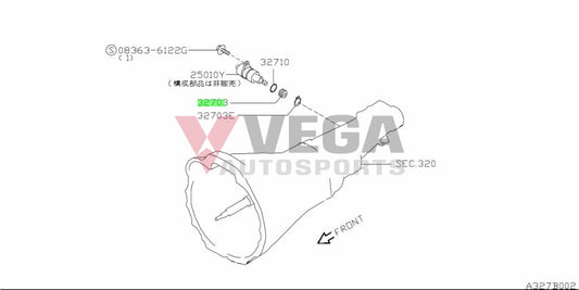 Speedo Sensor Pinion / Gear (Red) To Suit Nissan Silvia S14 And Skyline R33 N/A Gearboxes