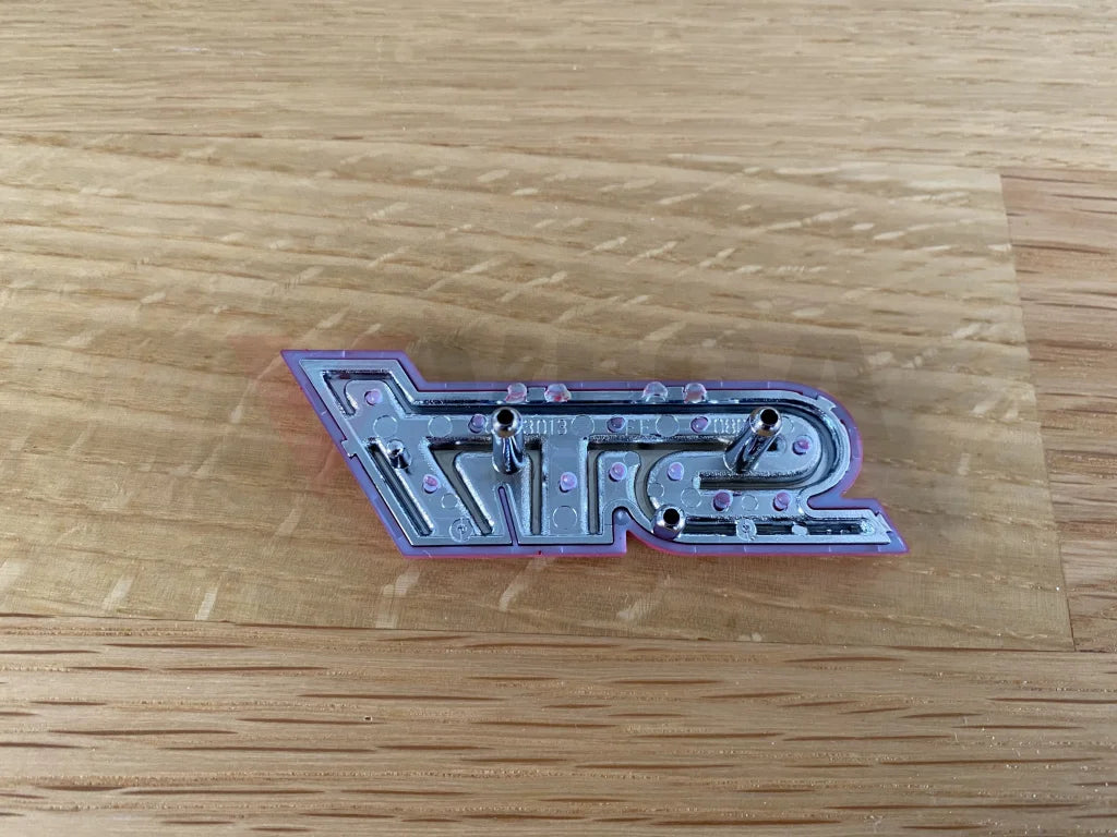 "STI" Front Grille Badge Emblem Ornament to suit Subaru Impreza WRX 2001 - 2004 - Vega Autosports