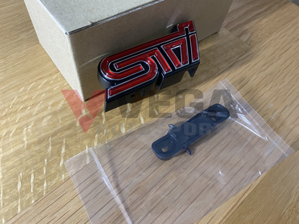 'STI' Front Grille Emblem Badge For Subaru WRX STI VAF - Vega Autosports