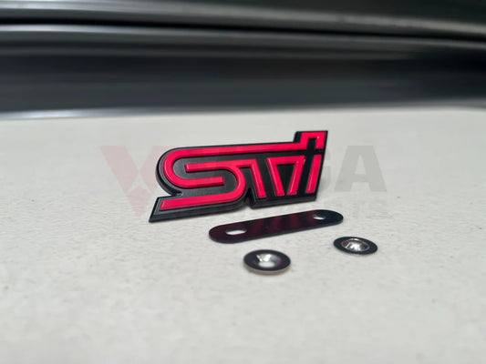 Sti Front Grille Emblem To Suit Subaru Impreza 06-07 93013Fe160 Emblems Badges And Decals