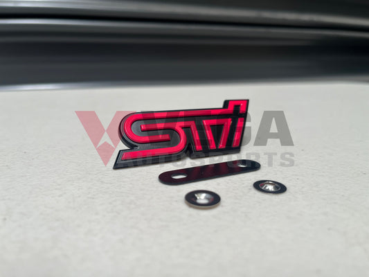 Sti Front Grille Emblem To Suit Subaru Impreza 06-07 93013Fe160 Emblems Badges And Decals