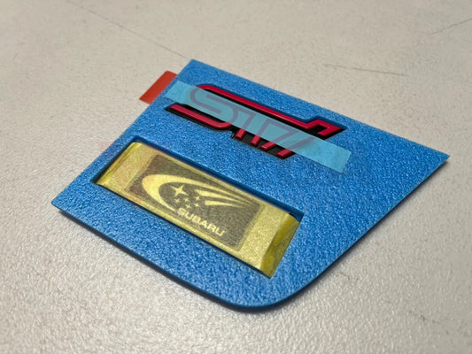 'STI RA Spec C' Boot Emblem Set to suit Subaru WRX STI GDB RA Spec C - Vega Autosports