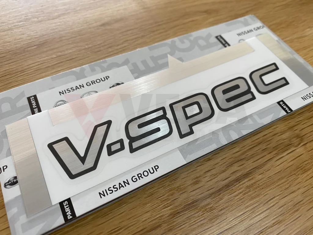 Sticker "V-Spec" (Boot Lid) to suit Nissan Skyline R34 GTR V-Spec - Vega Autosports